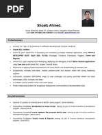 Curriculum Vitae (Shoaib)