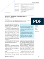 Peer Review of Statistics in Medical Research PDF