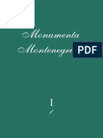 Monumenta Montenegrina, Knjiga 1 - Tom 1