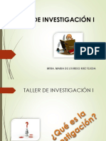 Unidad I Tipos de Investigación