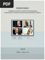Anais Do Seminário Dermeval Saviani e a Educação Brasileira- Construção Coletiva Da Pedagogia Histórico-crítica