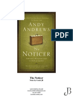 the noticer by andy andrew notes by jb
