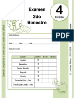 4to Grado - Examen Bloque 2 (2017-2018)