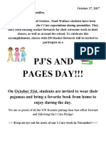 Pjs and Pages Flyer