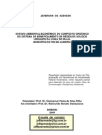 Estudo Ambiental Econômico Do Composto Orgânico Do Sistema de Beneficiamento de Resíduos Sólidos Urb