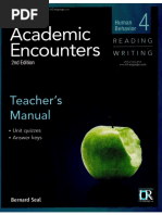 1seal Bernard Academic Encounters Level 4 Teacher S Manual Re