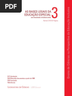 3° As bases legais da educação especial, um panorâma internacional