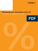 Measuring User Innovation in The UK