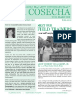 Sustainable Harvest International "La Cosecha" Fall 2010 Newsletter