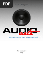 LIVRO DANIEL LEMOS Audio-Arte Memorias de Um Blog Musical l
