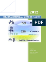 Mejora Continua Metodo Kaizen