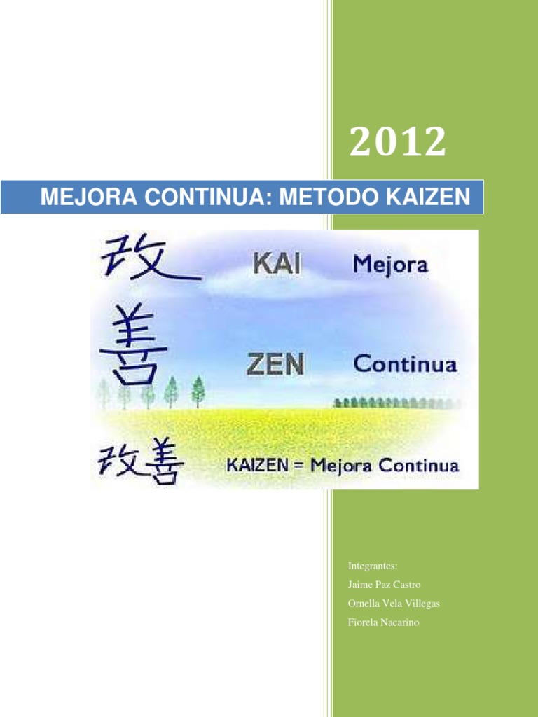 Kaizen: Mejora Continua y 5S | PDF | Calidad (comercial) | Producción y ...