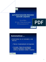 Automatización Proceso Azúcar Líquido