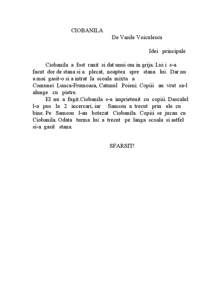 Ciobanila