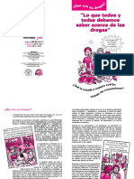 Folleto Que Son Las Drogas PDF