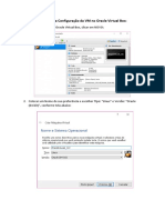 Configuração VM Virtual Box Oracle