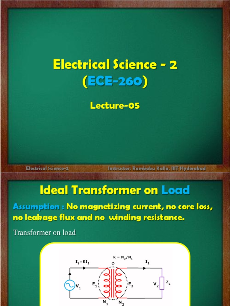 Ideal and Practical Transformer Analysis | PDF | Transformer ...