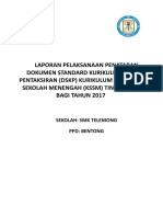 Laporan Sekolah (Penataran KSSM PM t2)