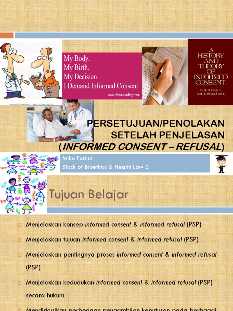 Informed Consent dan Informed Refusal | PDF | Kesehatan Holistik ...