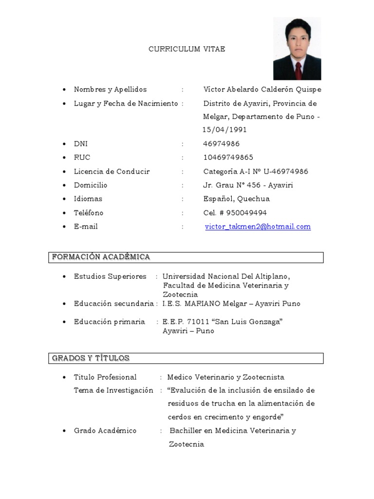 What to include in a resume image