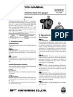 Instruction Manual for Analog Transmitter for Float Tank Gauges