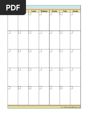 Blank Month
