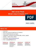 RAC Server Pools What's New in Oracle 12c