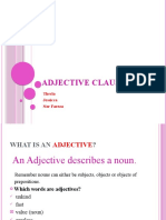 Adjective Clauses - Ours