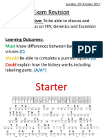 Y11 Bio Exam Revision