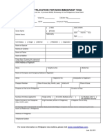 Revised Visa Form For India PDF