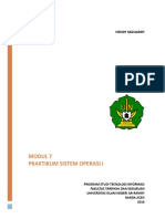 Modul 7 - Sistem Operasi