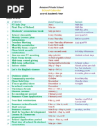 School Calendar 2008-2009 | PDF | Further Education | Schools