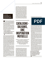 Jacques Rupnik Catalogne, Balkans, l'Inspiration Mutuelle - Le Monde Du Samedi 28 Octobre 2017