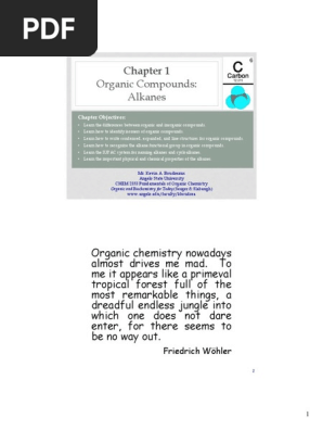 Chapter 01 2spp Pdf Alkane Organic Compounds