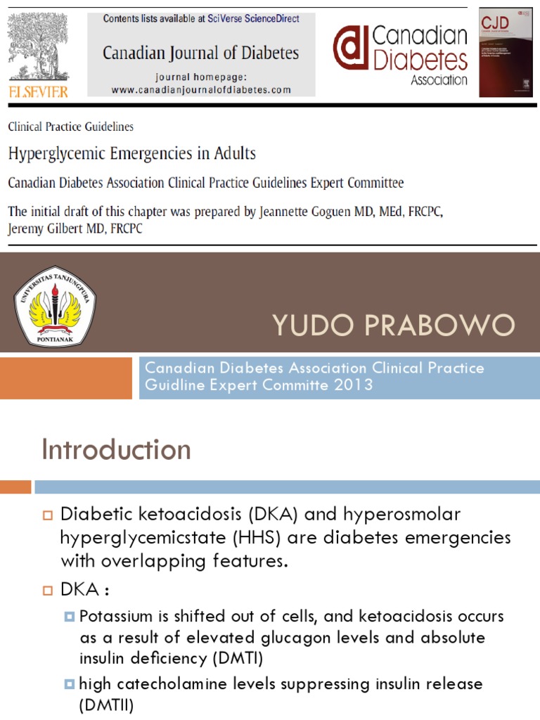 DKA and HHS: Diagnosis and Management Guide | PDF | Hyperglycemia ...
