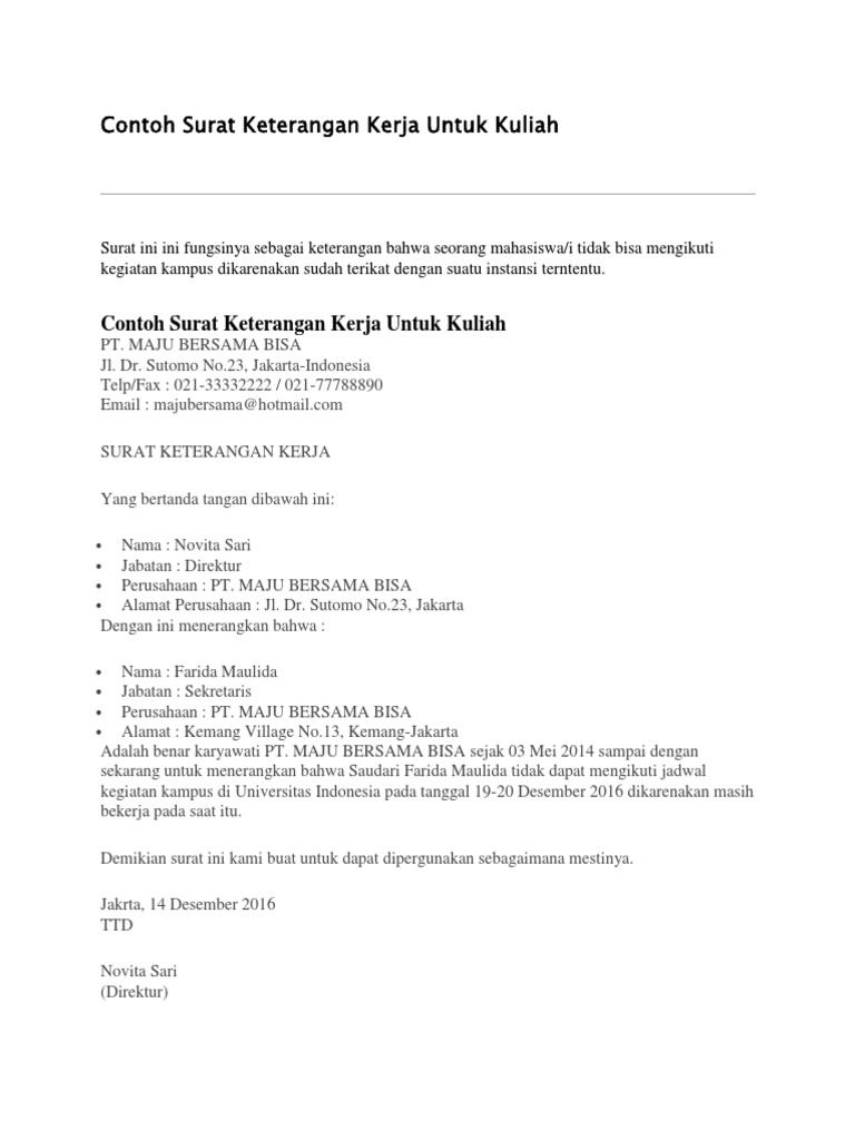 Contoh Surat Pernyataan Mengikuti Kegiatan Simak Gambar