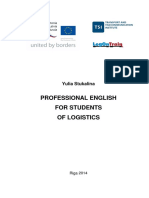 Professional English For Students of Logistics PDF