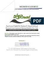 Rowad - Installation Procedure For HDPE