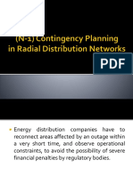 N-1 Contingency Planning in Radial Distribution Network