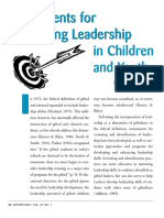 Instruments For Leadership in Children and Youth