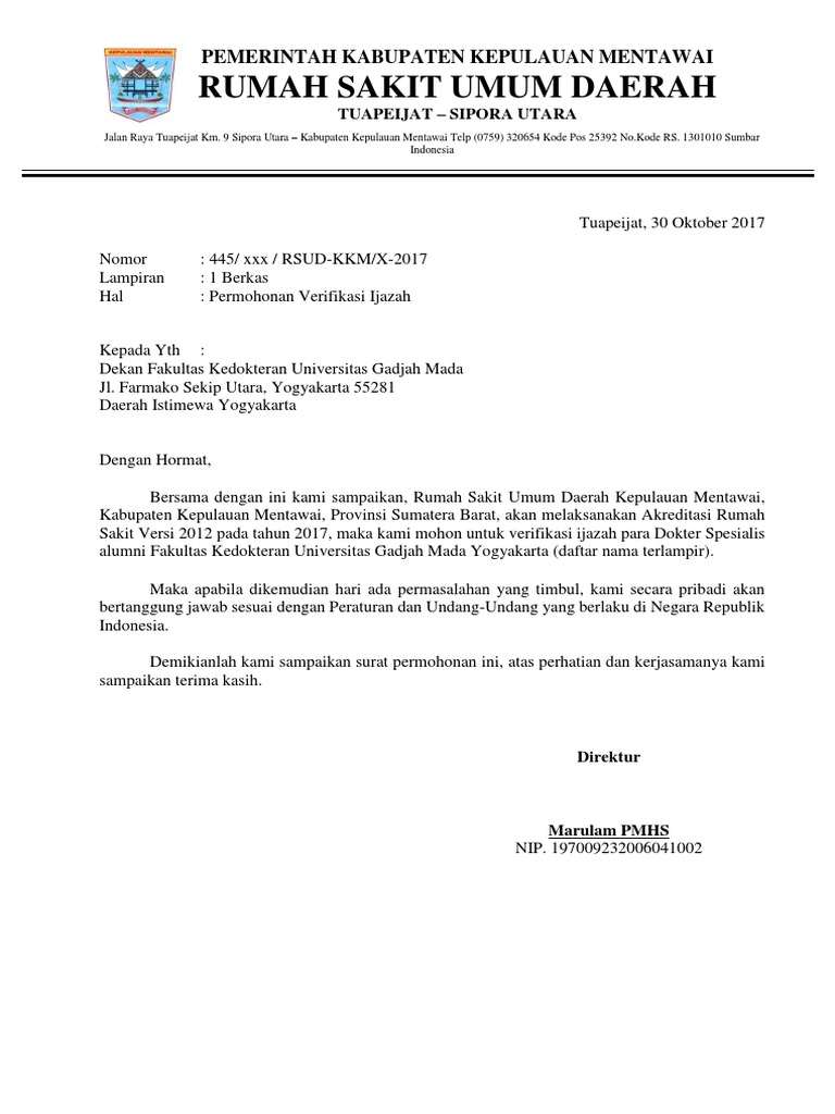 Contoh Surat Verifikasi Ijazah Guru Galeri Verifikasi Ijazah Cpns Pns.