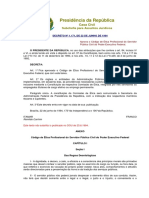 Decreto 1171-1994 Codigo de Etica Do Servidor Publico