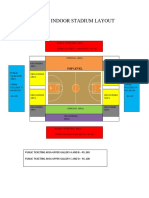 Kochi Indoor Stadium Layout: Fop Level