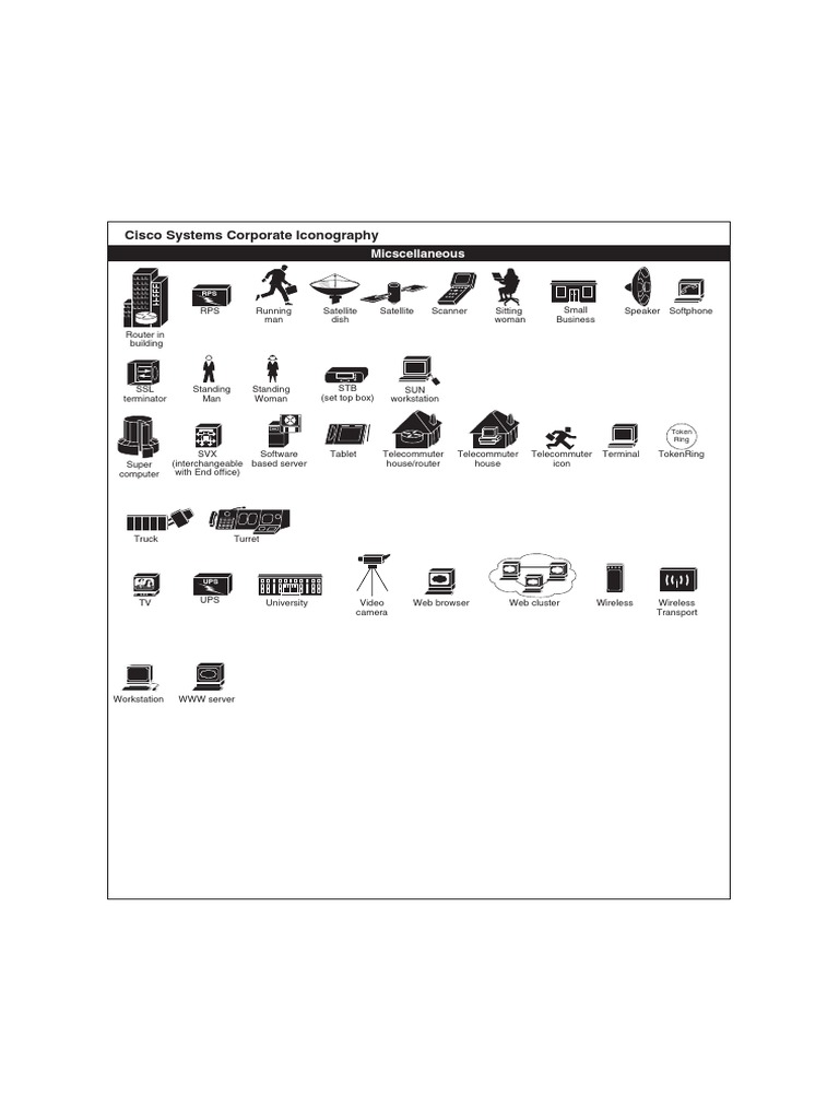 Cisco Icon Library 6 | PDF | Computers
