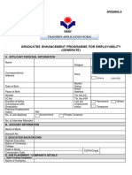 GENERATE Application Form