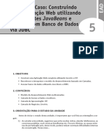 Estudo de Caso: Construindo Uma Aplicação Web Utilizando Componentes Javabeans E Conexão Com Banco de Dados Via JDBC