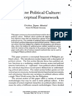 Philippine Political Culture Framework Explained