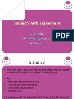 Subject Verb Agreement