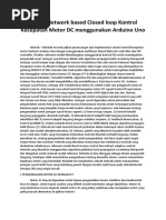 Download Neural Network based Closed loop Kontrol Kecepatan Motor DC menggunakan Arduino Unodocx by Muhammad Yusuf Thauziri SN363002647 doc pdf
