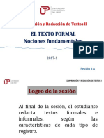 1A-ZZ04 El Texto Formal 2017-1